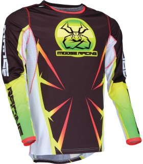 JERSEY AGROID BK/YL/WH LG