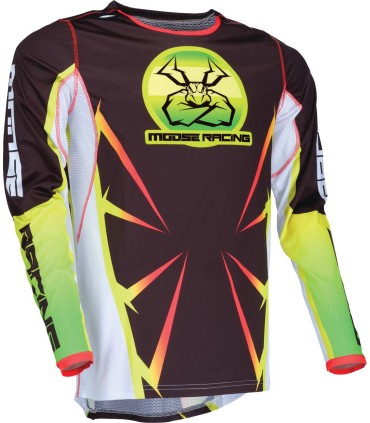 JERSEY AGROID BK/YL/WH LG