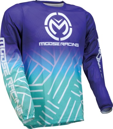 JERSEY SAHARA PURPLE/TURQ SM