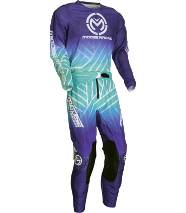 JERSEY SAHARA PURPLE/TURQ SM