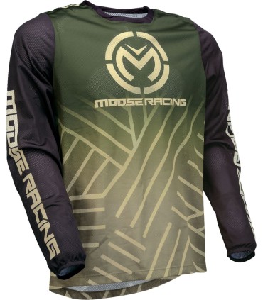 JERSEY SAHARA GREEN/BLACK LG