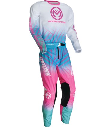 JERSEY SAHARA PINK/BLUE/WHITE 