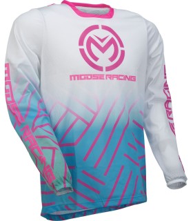 JERSEY SAHARA PINK/BLUE/WHITE 