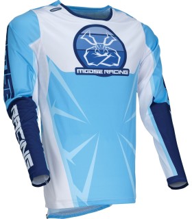 JERSEY AGROID BLUE/WHITE XL