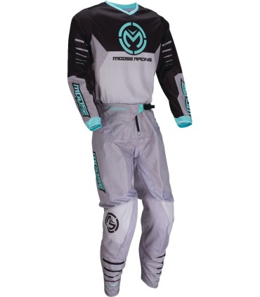 JERSEY QUALIFIER GRAY/TEAL SM