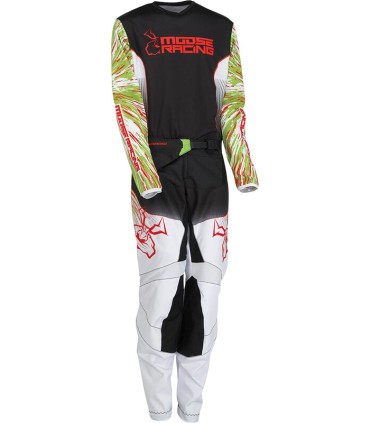 JRSY YTH AGRD GN/RD/BK XL