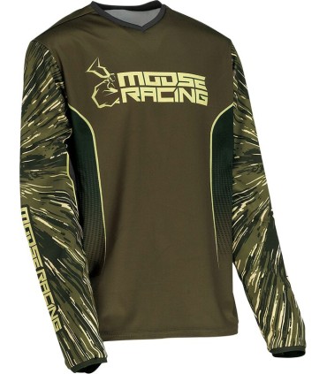 JRSY YTH AGRD OLV/TAN XL