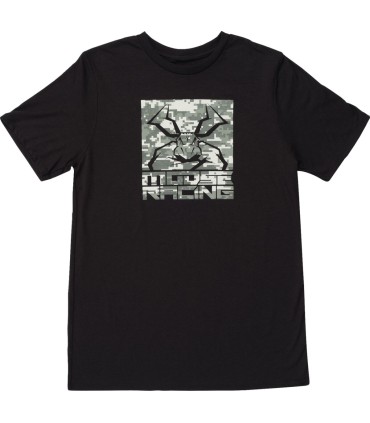 TEE YTH AGROID CAMO BLACK SM