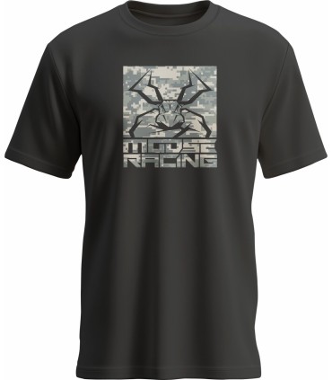 TEE YTH AGROID CAMO BLACK XL