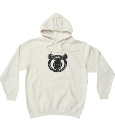 HOODY MUD BADGE NATURAL LG