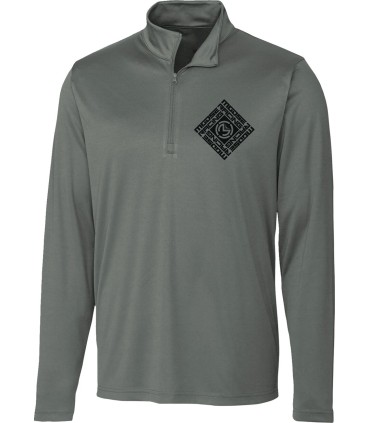 PULLOVER SPIN SYNC 1/4 ZIP GRA
