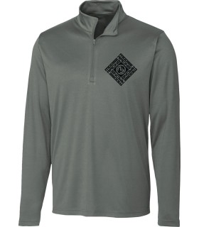 PULLOVER SPIN SYNC 1/4 ZIP GRA