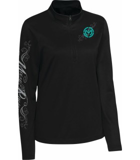 PULLOVER WMN 1/2 ZIP FLOURISH 