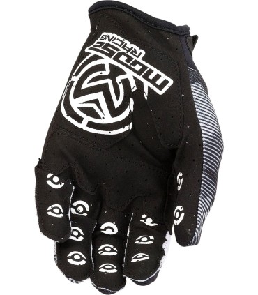 GLOVE YOUTH MX1 BK/WH LG