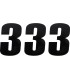 NUMBER MSE 3 4.5 BLACK