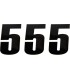 NUMBER MSE 5 4.5 BLACK