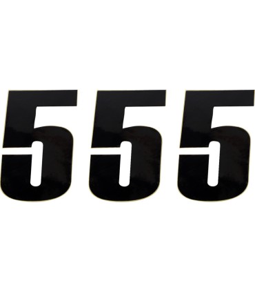 NUMBER MSE 5 4.5 BLACK