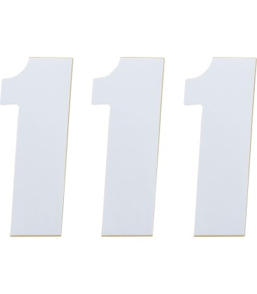 NUMBER MSE 1 4.5 WHITE