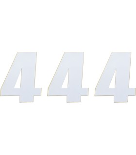 NUMBER MSE 4 4.5 WHITE