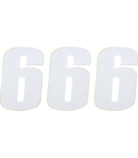NUMBER MSE 6 4.5 WHITE