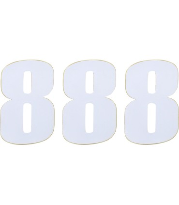 NUMBER MSE 8 4.5 WHITE