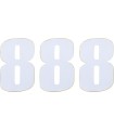 NUMBER MSE 8 4.5 WHITE