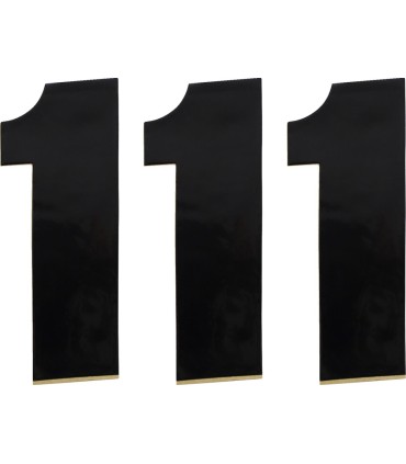 NUMBER MOOSE 1 6 BLACK