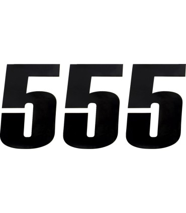 NUMBER MOOSE 5 6 BLACK