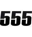 NUMBER MOOSE 5 6 BLACK