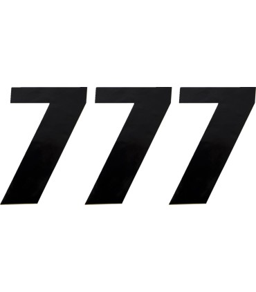 NUMBER MOOSE 7 6 BLACK