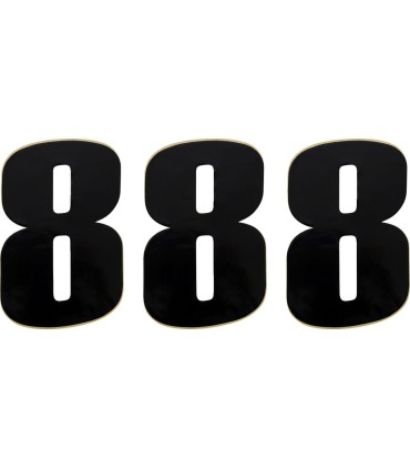 NUMBER MOOSE 8 6 BLACK