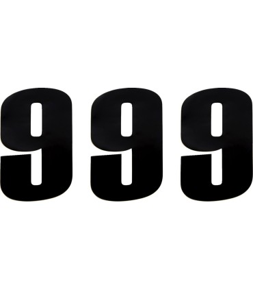 NUMBER MOOSE 9 6 BLACK