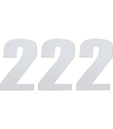 NUMBER MOOSE 2 6 WHITE