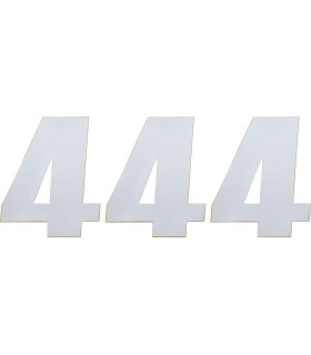 NUMBER MOOSE 4 6 WHITE