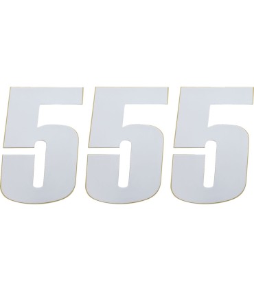 NUMBER MOOSE 5 6 WHITE