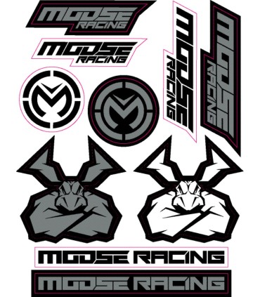 DECAL SHEET MOOSE BK/SILV