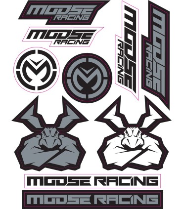 DECAL SHEET MOOSE BK/SILV