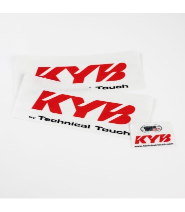 KYB FORK STICKER SET RED