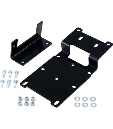 WINCH MOUNT MUD UTV POL