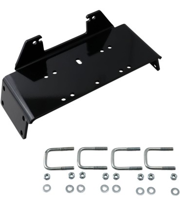 WINCH MOUNT MUD UTV POL