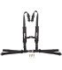 HRNESSEAT 2X2 4PT AUTO BK