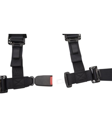 HRNESSEAT 2X2 4PT AUTO BK