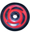 WHEEL POL 5.35 INDY RED