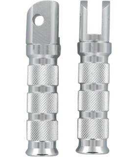 FOOTPEGS SILVER KAW-FRONT