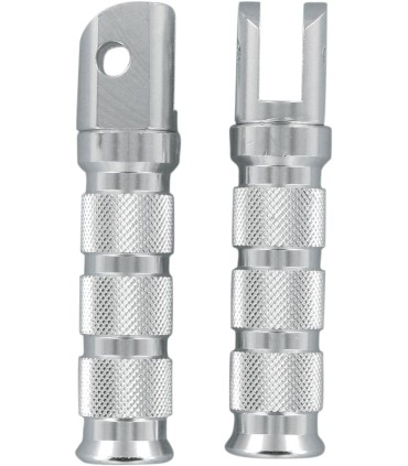 FOOTPEGS SILVER KAW-FRONT