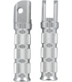 FOOTPEGS SILVER KAW-FRONT