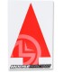 COURSE-ARROW RED/WHITE
