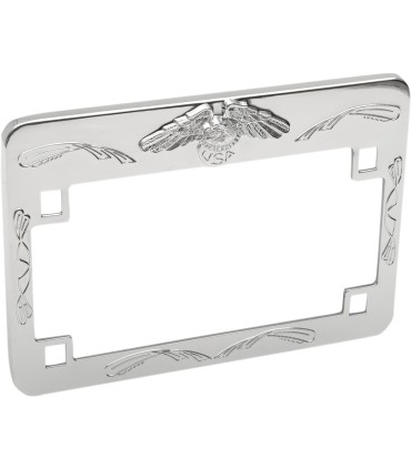 EAGLE LIC FRAME CHROME