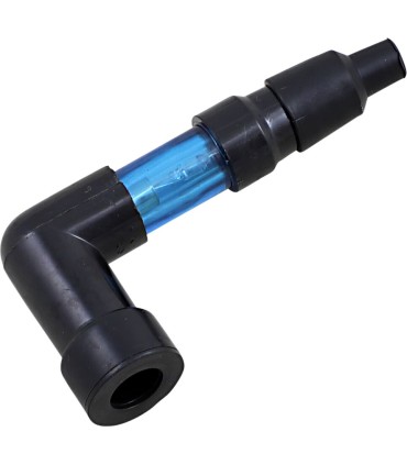SPARK PLUG CAP 90 DEG-BLU