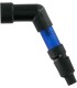SPARK PLUG CAP-120DEG BLU